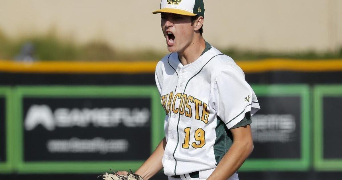 Jared Karros of Mira Costa shows his family has more than hitters