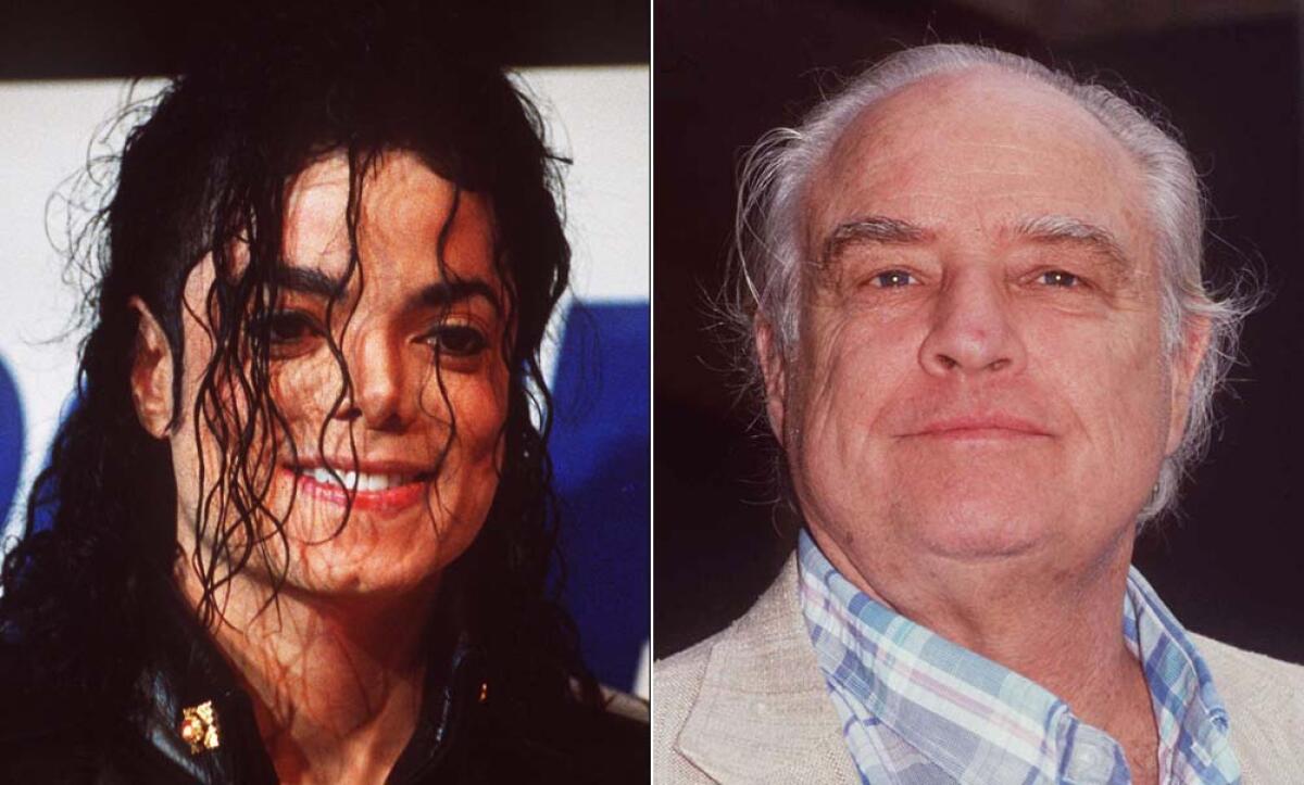 Michael Jackson y Marlon Brando