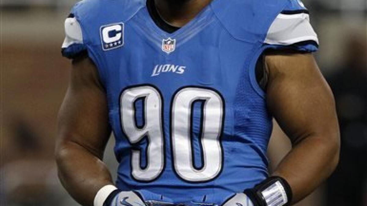 Lions' Ndamukong Suh appealing $100K US fine