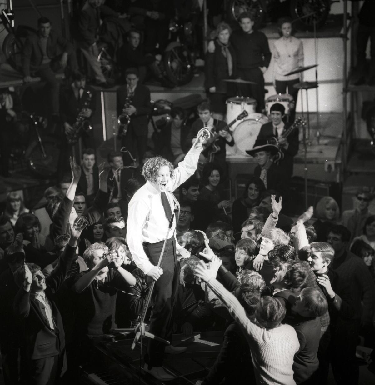 Jerry Lee Lewis performs in 1964.