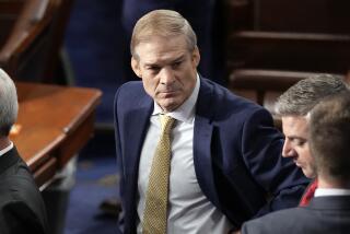 Rep. Jim Jordan, R-Ohio, listens after he was not successful in the first ballot, as Republicans try to elect him to be the new House speaker, at the Capitol in Washington, Tuesday, Oct. 17, 2023. (AP Photo/Alex Brandon)