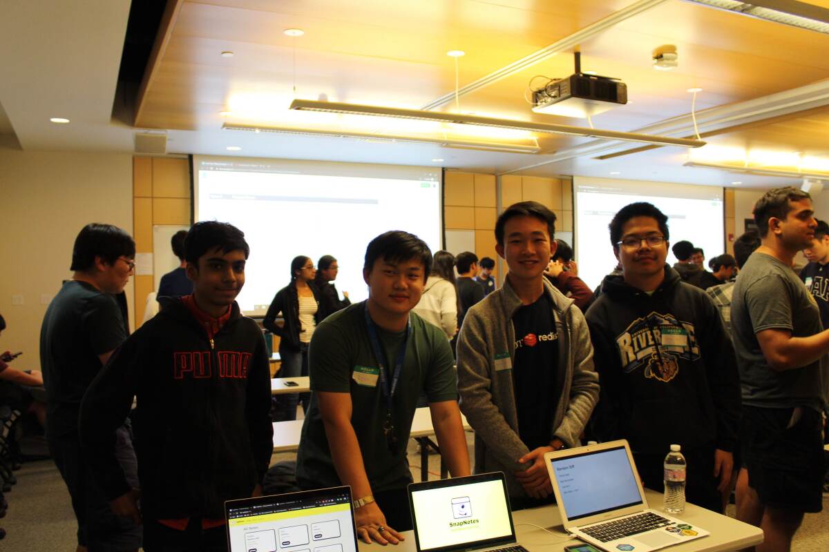 Canyon Crest senior Harris Beg (left) started a hackathon for high school students.