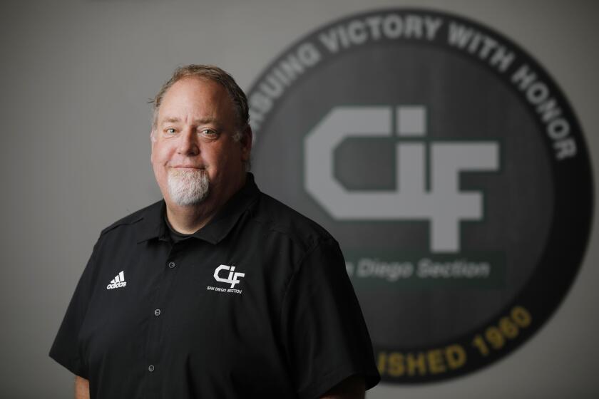 Joe Heinz is the new commissioner of the CIF's San Diego Section, shown here on May 19, 2020.