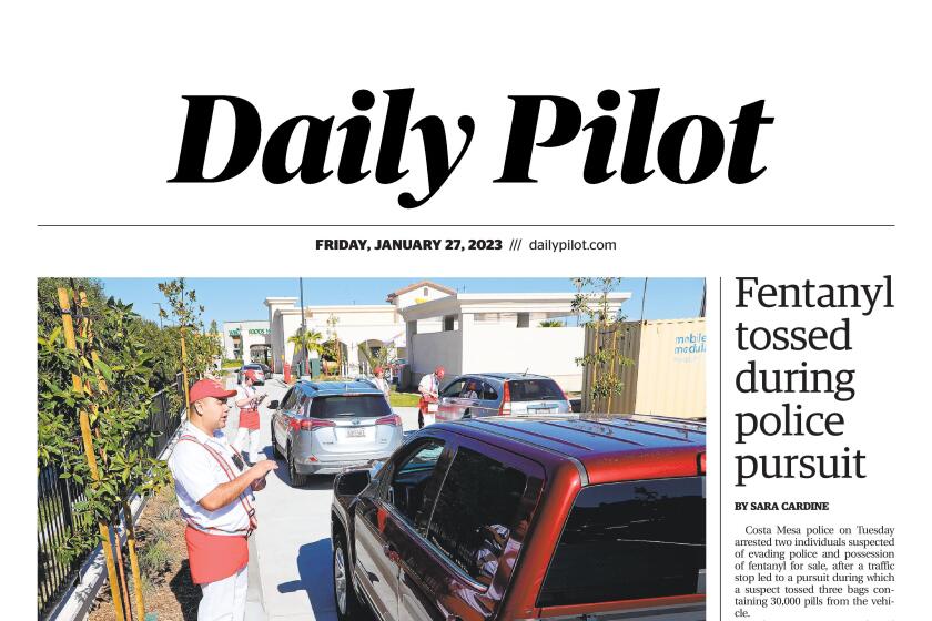 Jan. 27, 2023 Daily Pilot cover