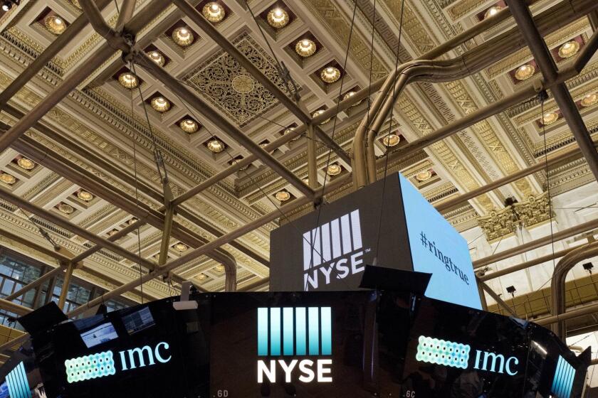 FILE- This Jan. 4, 2018, file photo shows the interior of the New York Stock Exchange. The U.S. stock market opens at 9:30 a.m. EDT on Friday, Aug. 31. (AP Photo/Mark Lennihan, File)