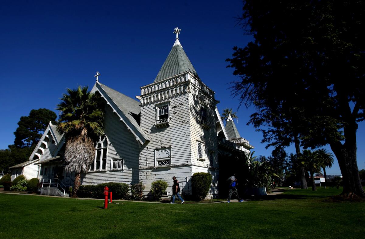 The Victorian-era chapel on the West Los Angeles Veterans Affairs campus is listed on the National Register of Historic Places.
