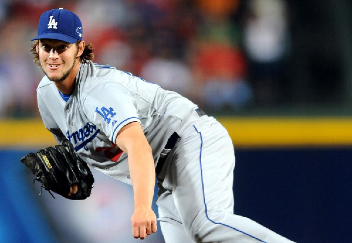 Dodgers ace Clayton Kershaw led the majors for the third consecutive season in earned-run average. His ERA by season: 2.28 in 2011, 2.53 in 2012 and 1.83 this season.