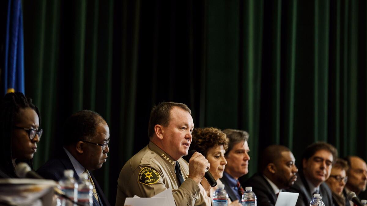 The Los Angeles County Sheriff Civilian Oversight Commission is expected to consider authorizing a formal letter to urge Sheriff Jim McDonnell to appeal a recent court decision that barred him from sending prosecutors the names of deputies with histories of misconduct.