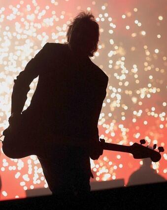 Day Three Roger Waters performs amid a shower of sparks on the Coachella main stage Sunday.