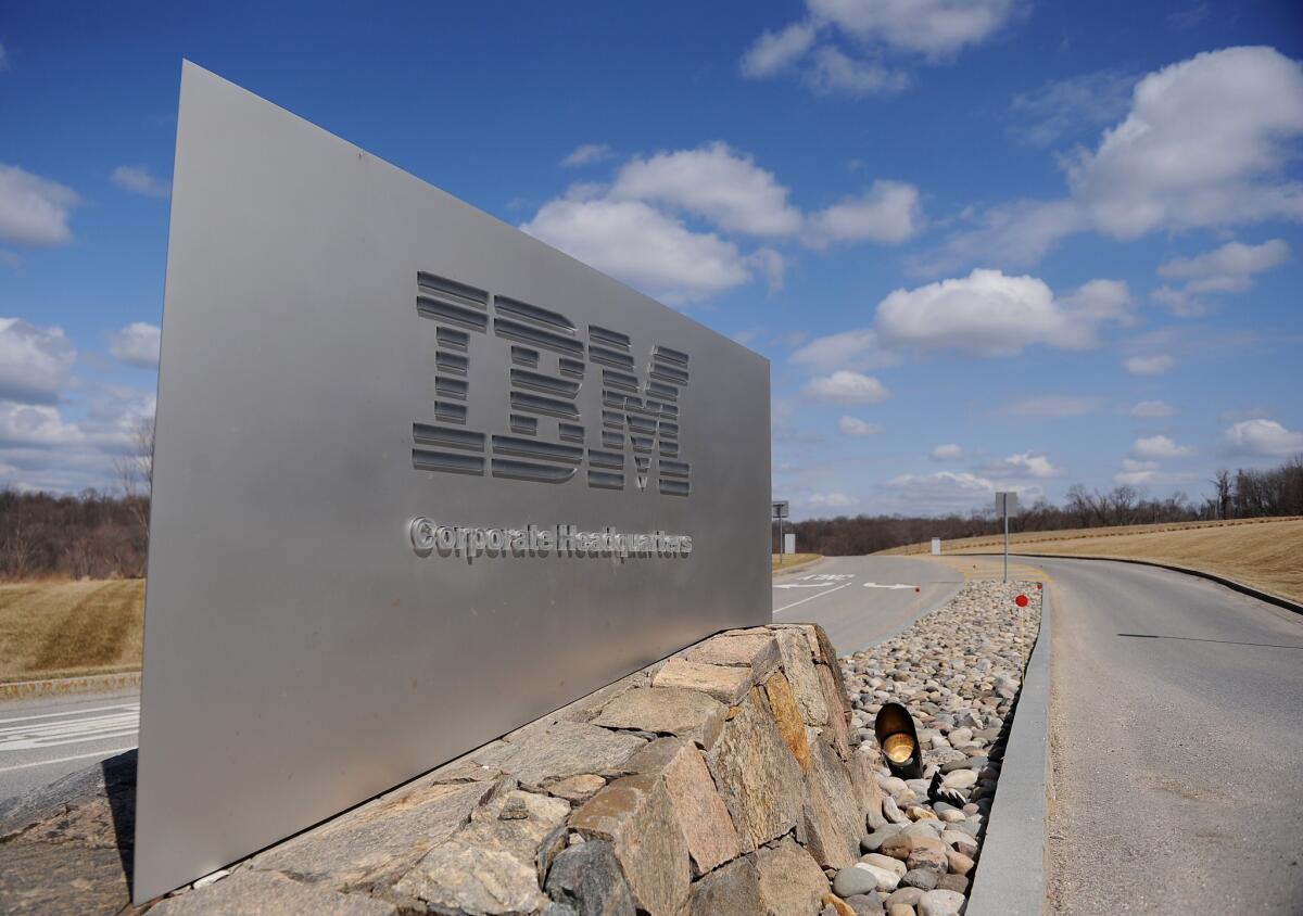 IBM reported earnings that missed Wall Street expectations.