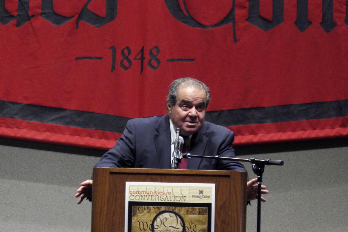 Justice Antonin Scalia told students at Memphis' Rhodes College earlier this week that he "wouldn't be surprised" if the Supreme Court ruled the death penalty unconstitutional.