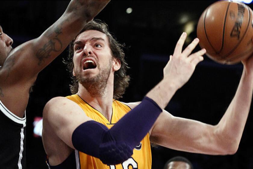 Taking advantage of 7-foot Pau Gasol at power forward will be a key for the Lakers on Wednesday night against the Houston Rockets.