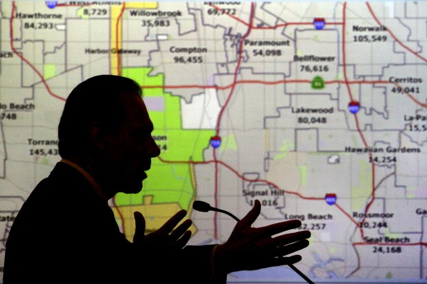 California's citizens redistricting commission held dozens of meetings across California in 2011, like this one in Culver City. And commissioners made it clear none of the proposed maps would include political party information.