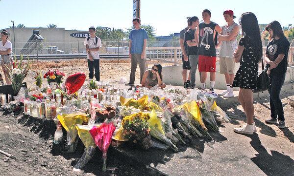 Photo Gallery: Memorial honoring five killed in car crash keeps growing