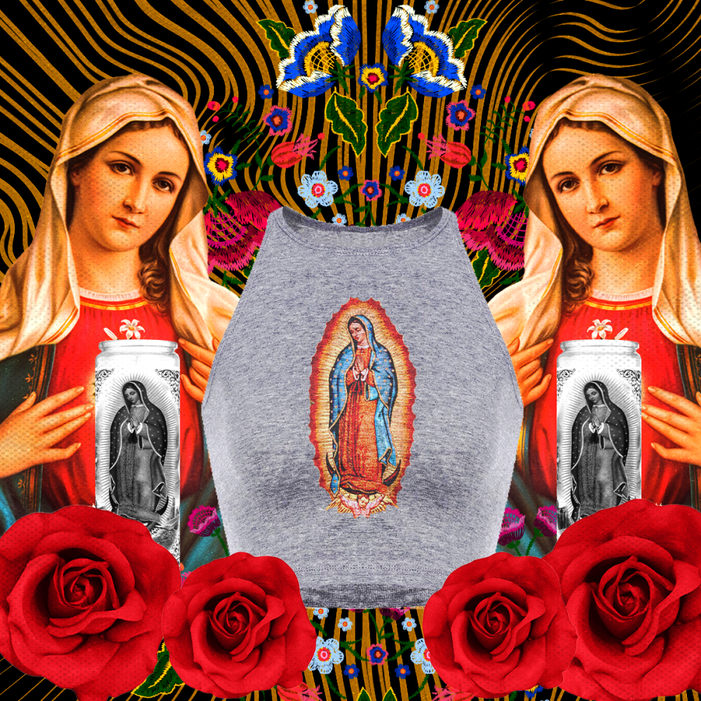 Virgin Mary as a symbol in identity.