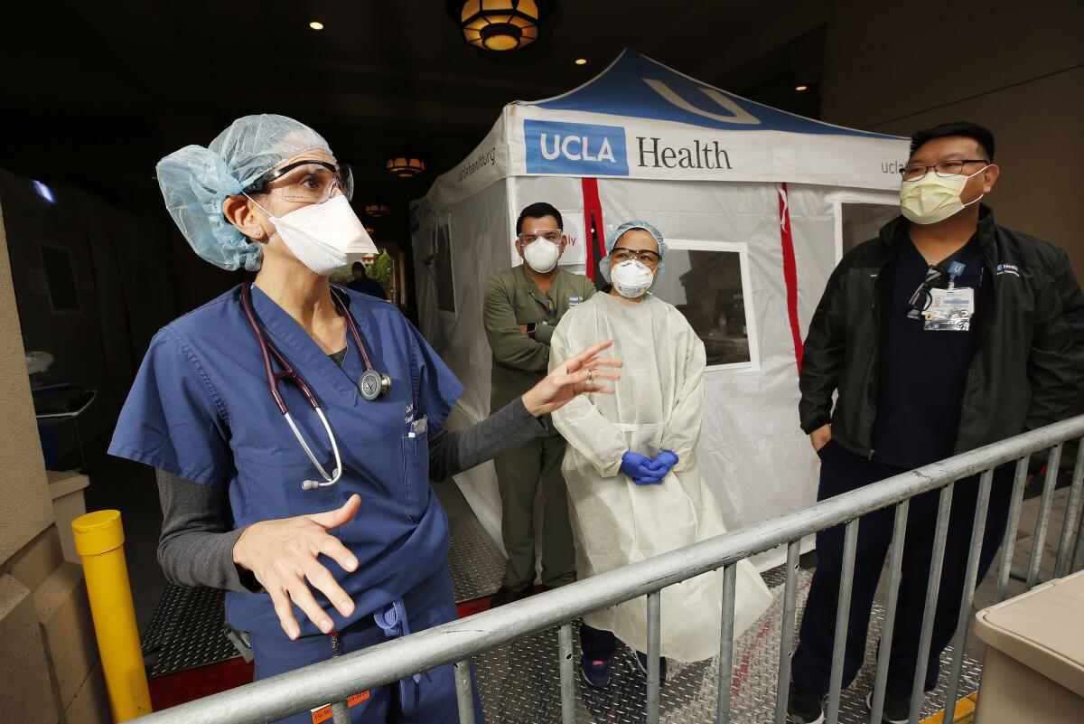 Emergency room physician Dr. Lisa Dabby with UCLA Medical Center Santa Monica