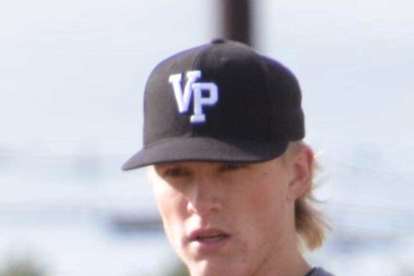 Zach Brown of Villa Park struck out 11 on Wednesday in a 5-0 win over Yorba Linda.