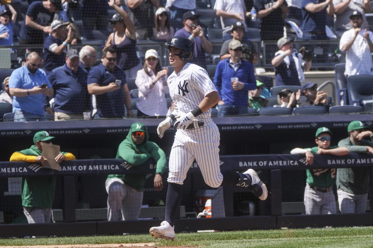 Yankees' Anthony Volpe Hits First Career Home Run - Sports