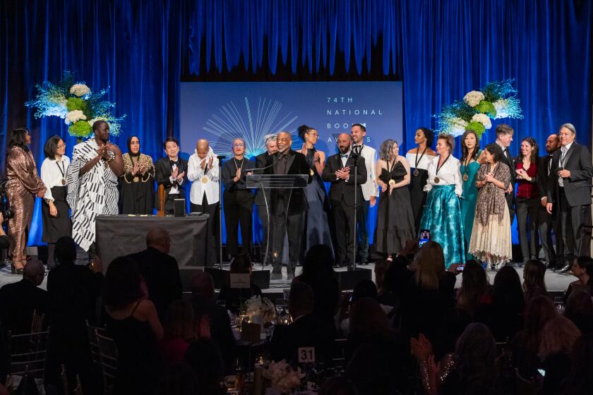 Authors gather on 74th National Book Awards Ceremony stage 