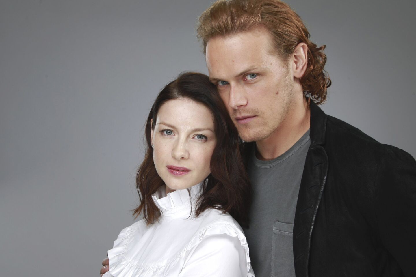 Celebrity portraits by The Times | Caitriona Balfe and Sam Heughan