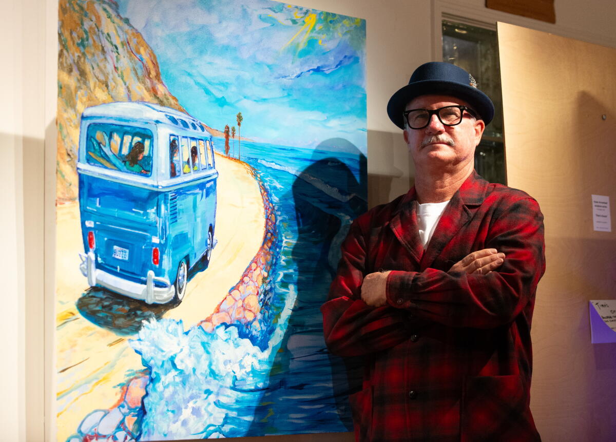 Artis Ricky Huntington Beach surfing museum features local artists in holiday show ...
