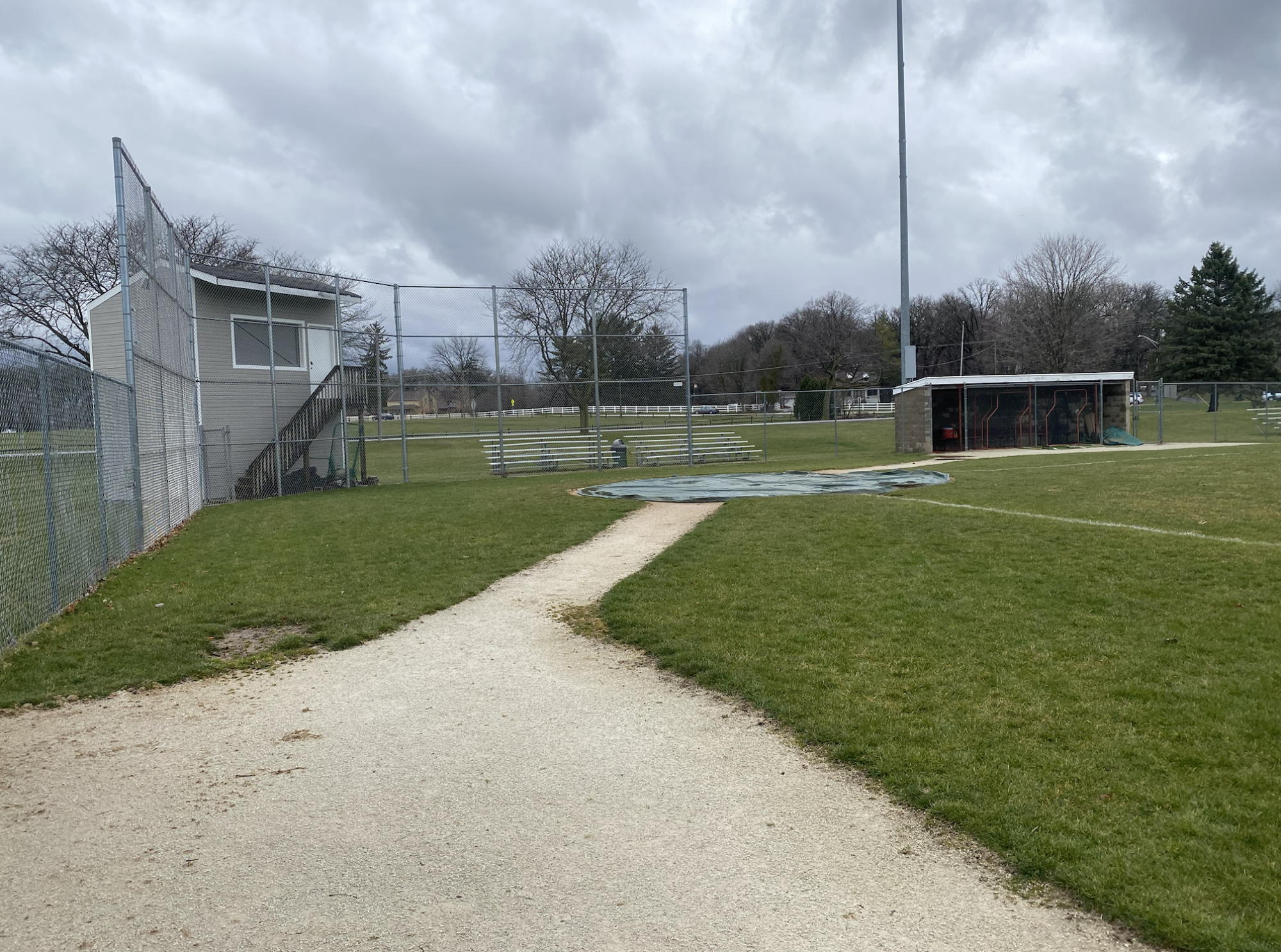 Petersen Park, the field where Miller's high school team played.