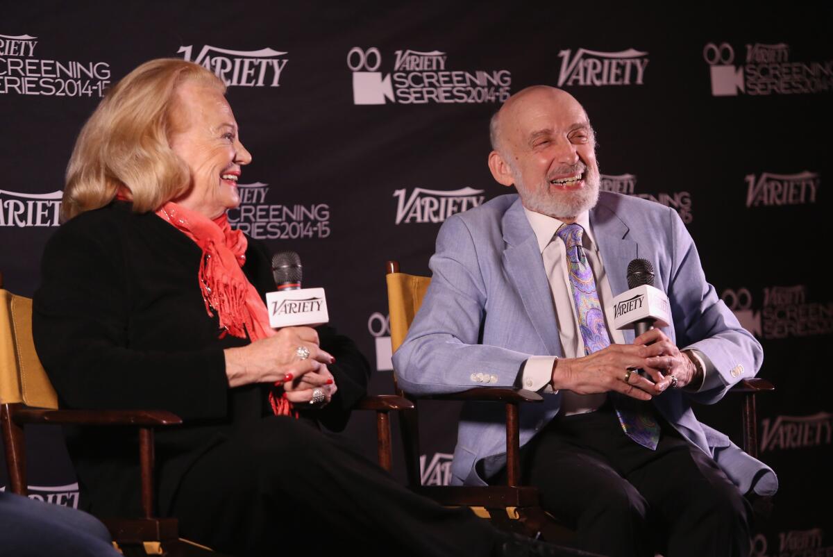 Actress Gena Rowlands and director Arthur Seidelman attend a screening and chat about "Six Dance Lessons In Six Weeks" at Chelsea Bow Tie Cinemas in New York City.