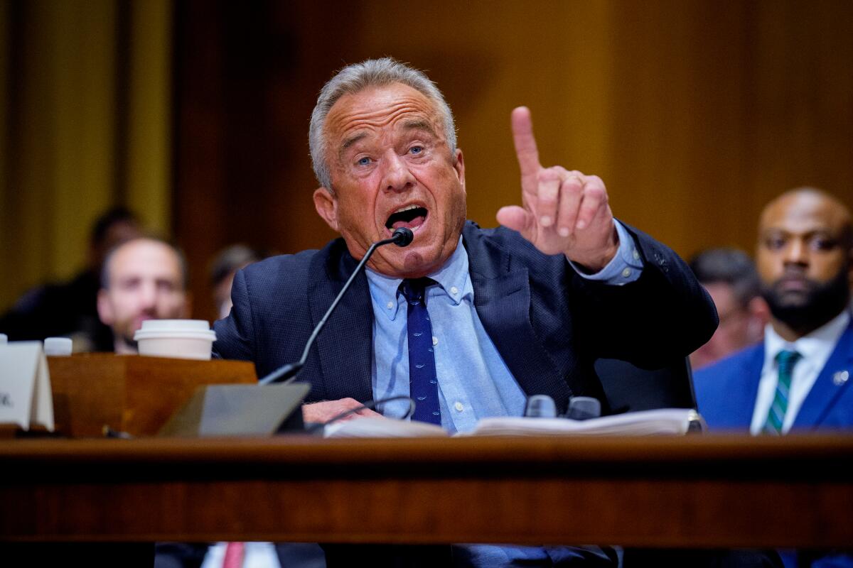 Health and Human Services Secretary Robert Kennedy Jr. on Capitol Hill.