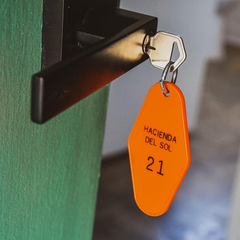 Photos: Motel California, the delight is in the details 83 An old-school key from the Hacienda del Sol