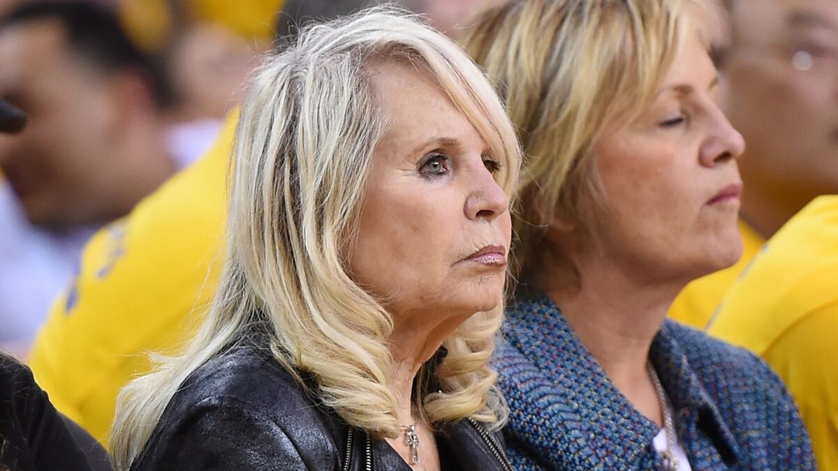 Clippers co-owner Shelly Sterling attends an April playoff game between the Clippers and Golden State Warriors in Oakland. A trial will determine if Sterling acted properly under the terms of a family trust in her effort to sell the Clippers.