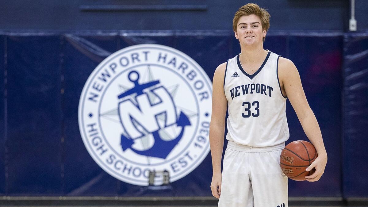 Robbie Spooner had 14 points and 11 rebounds to lead Newport Harbor to the Century Elks Holiday Classic championship last week.