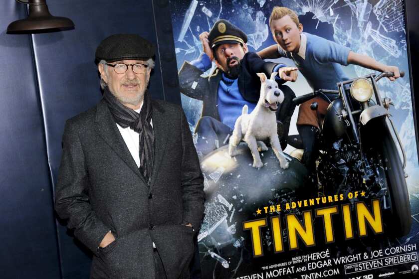 Steven Spielberg directs the film that follows comic book hero Tintin as he searches for lost treasure.