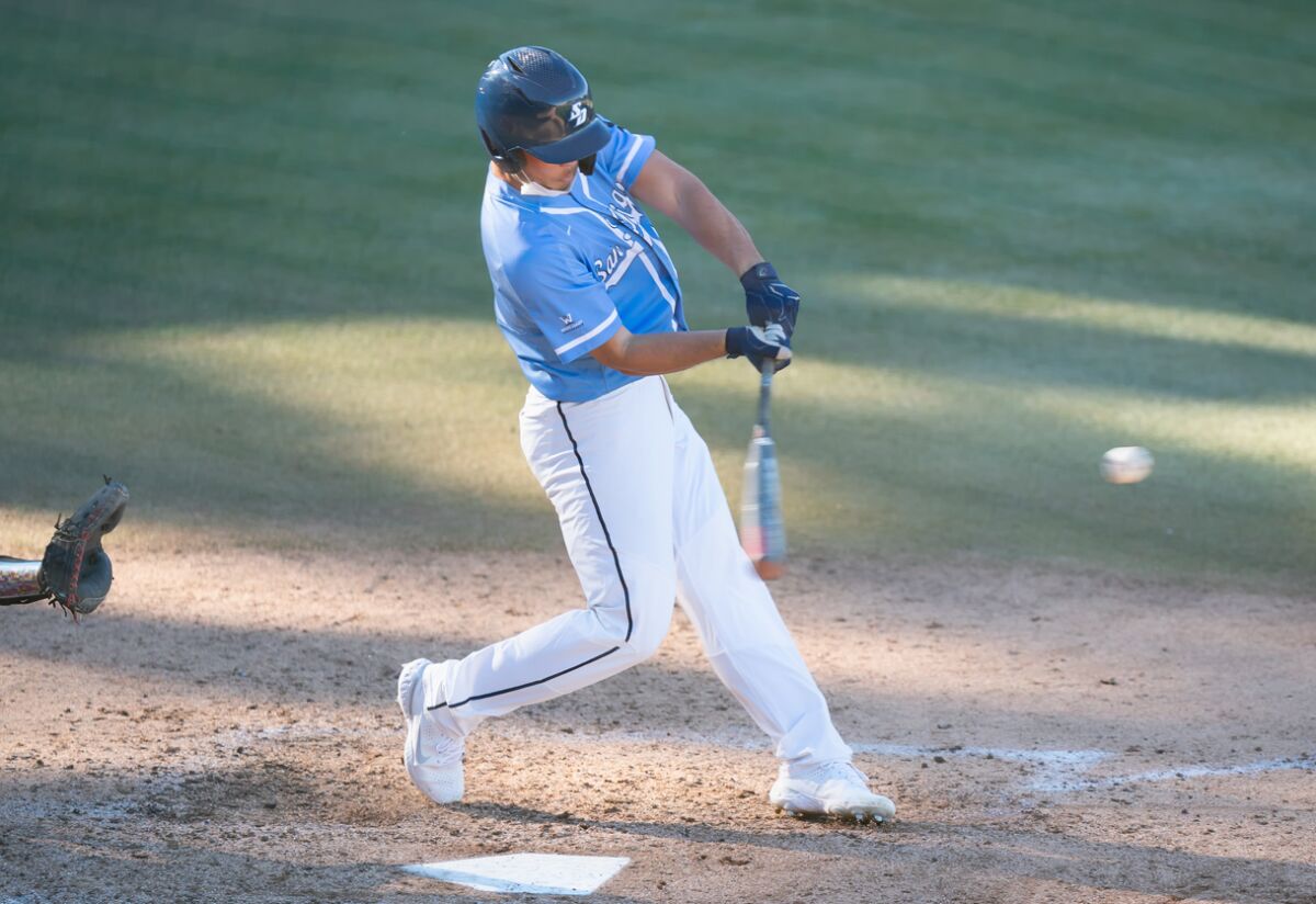 USD sophomore third baseman Kevin Sim leads the Toreros in home runs and RBIs this season.