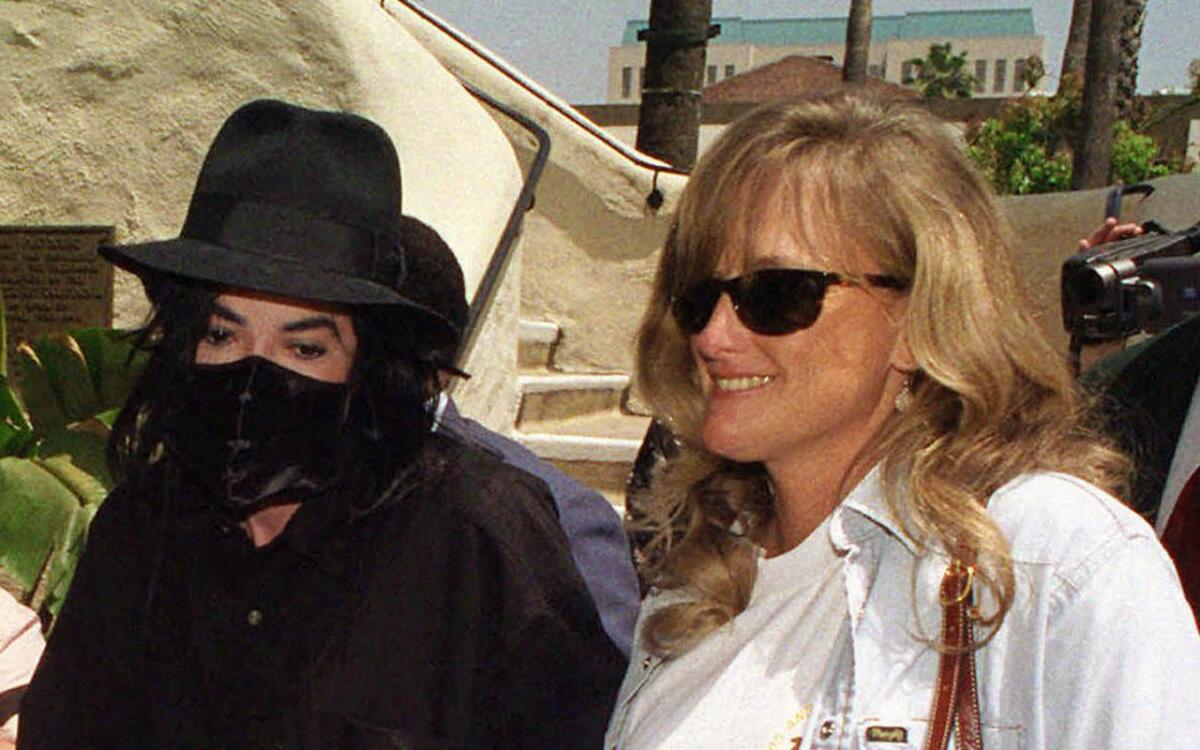 Michael Jackson is shown with then-wife Debbie Rowe in April 1996. Rowe is reportedly engaged again.