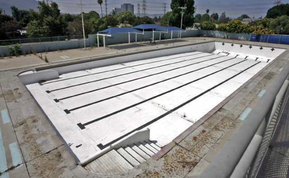 Remodeling at The Verdugo Park Pool and Recreation Center in Burbank continues.
