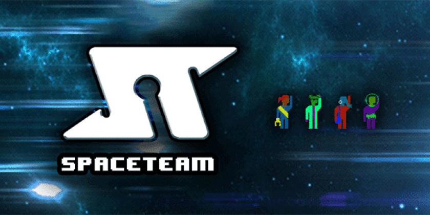 "Spaceteam" requires at least two mobile phones. Prepare to shout. 