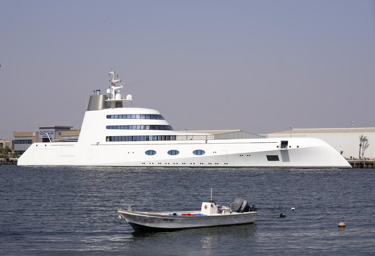 387-foot yacht belonging to Russian oligarch