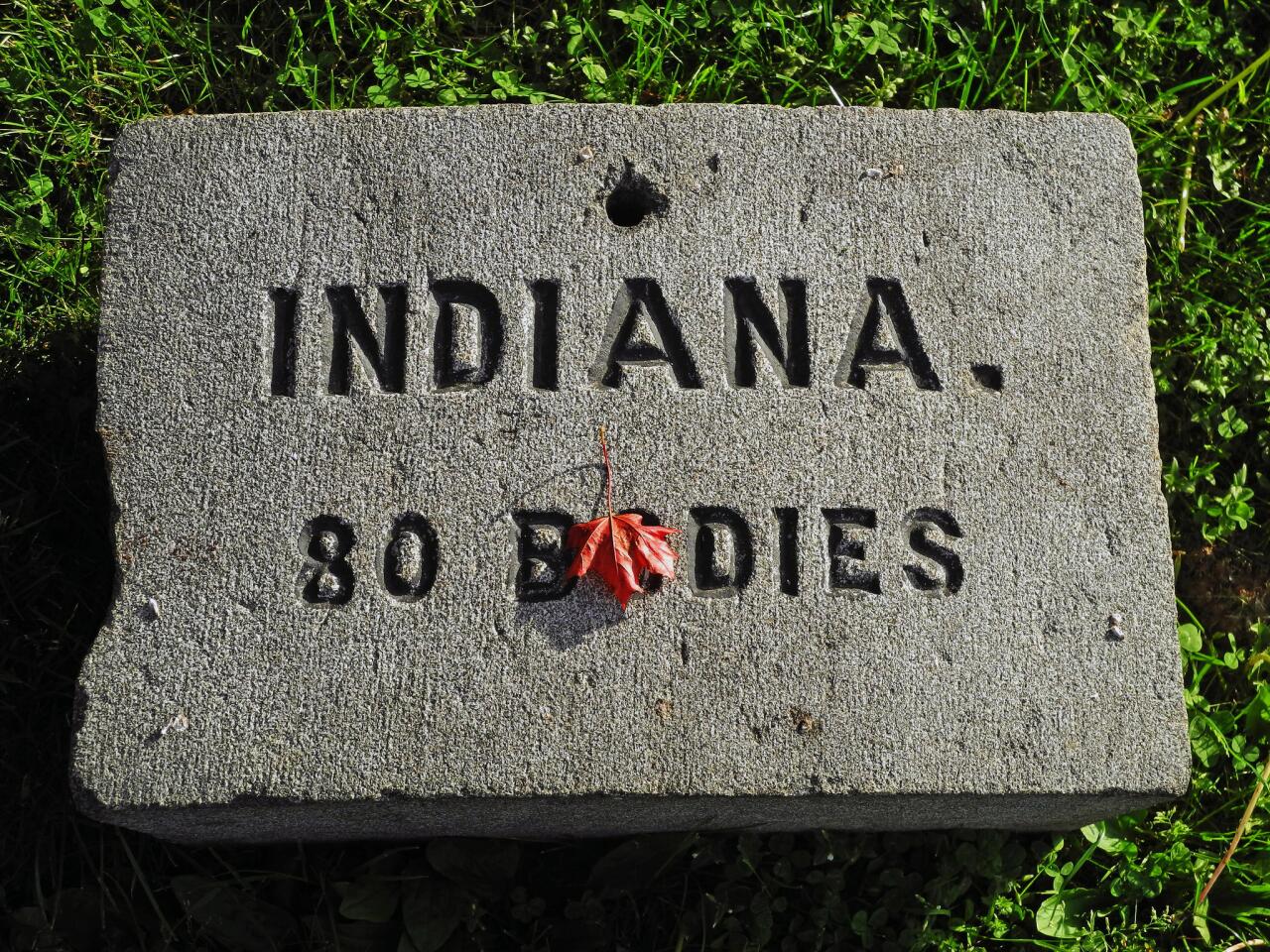 The Northern states, such as Indiana, contributed to the creation of the Soldiers' National Cemetery on the south edge of Gettysburg, Pa. The cemetery was dedicated on Nov. 19, 1863, but it was not completed until 1869. Of the 3,500 Union soldiers who died, 1,664 were never identified.