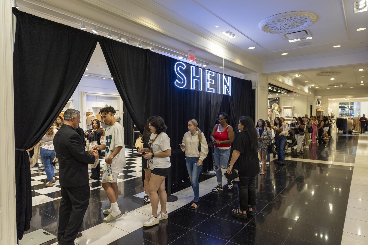 Shein and Forever 21 launch fast fashion mall pop-up - Los Angeles