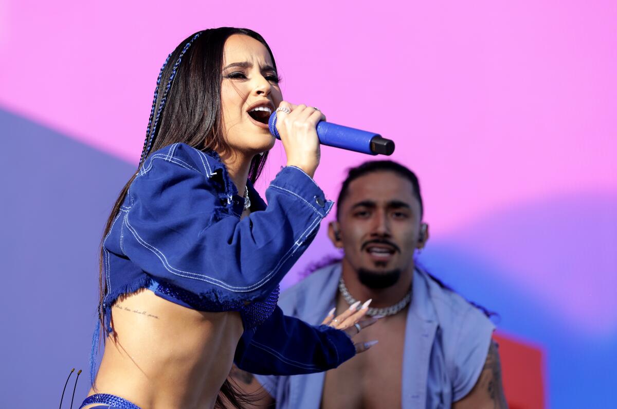 Becky G performs at Coachella.