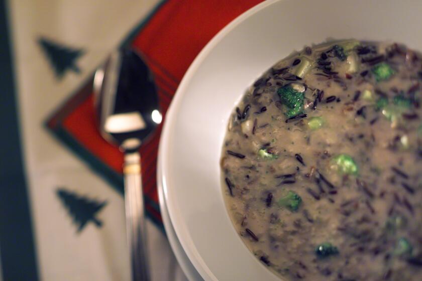 Recipe: Creamy broccoli and wild rice soup