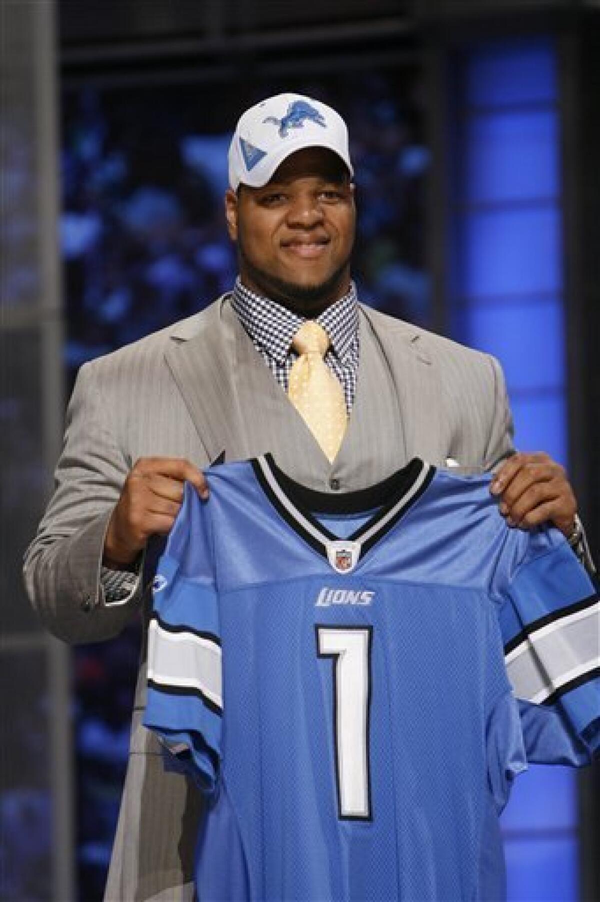 Lions draft Ndamukong Suh at No. 2 in NFL draft - The San Diego  Union-Tribune