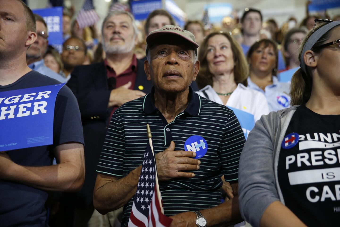 Clinton and Sanders rally together in New Hampshire