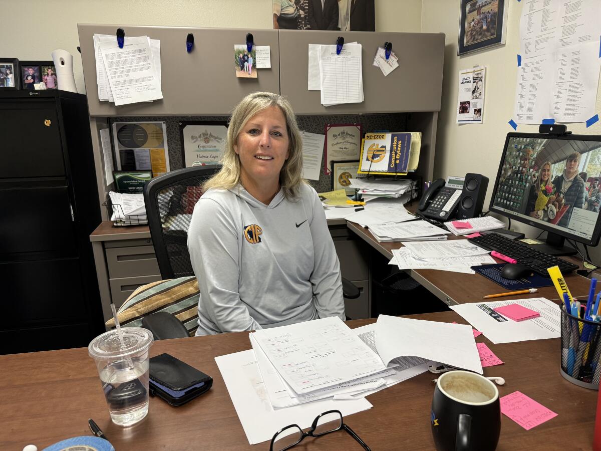City Section commissioner Vicky Lagos has a policy to visit schools after multiple transfers arrive for a specific sport.