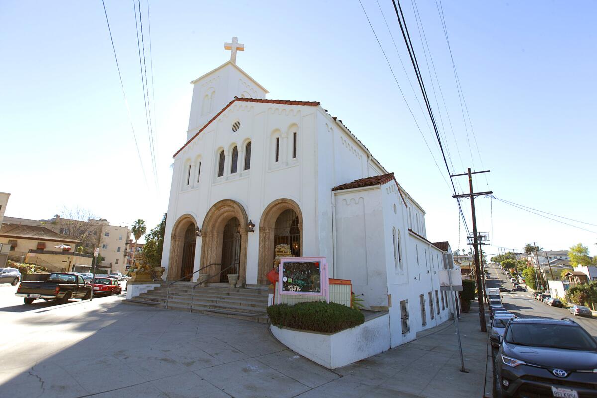 Pilgrim Church in Silver Lake is slated for sale by local developer Dana Hollister.