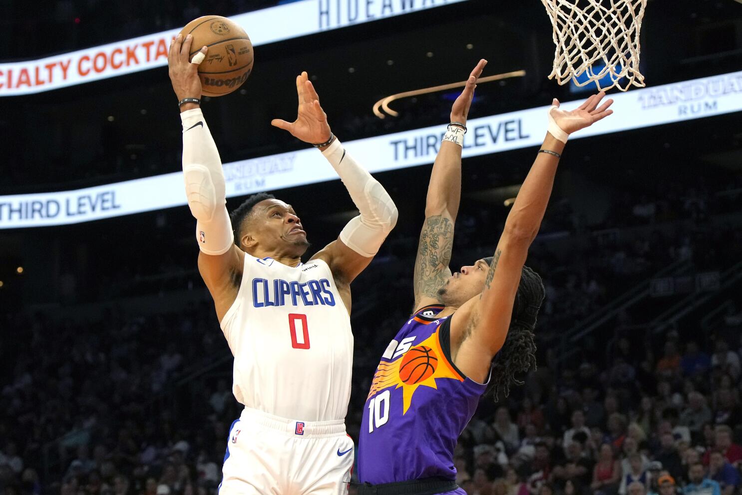 Did Russell Westbrook trip Clippers center Ivica Zubac?