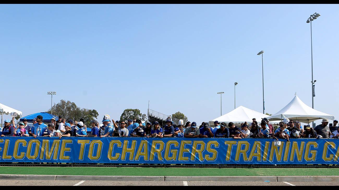 Photo Gallery: L.A. Chargers practice in Costa Mesa