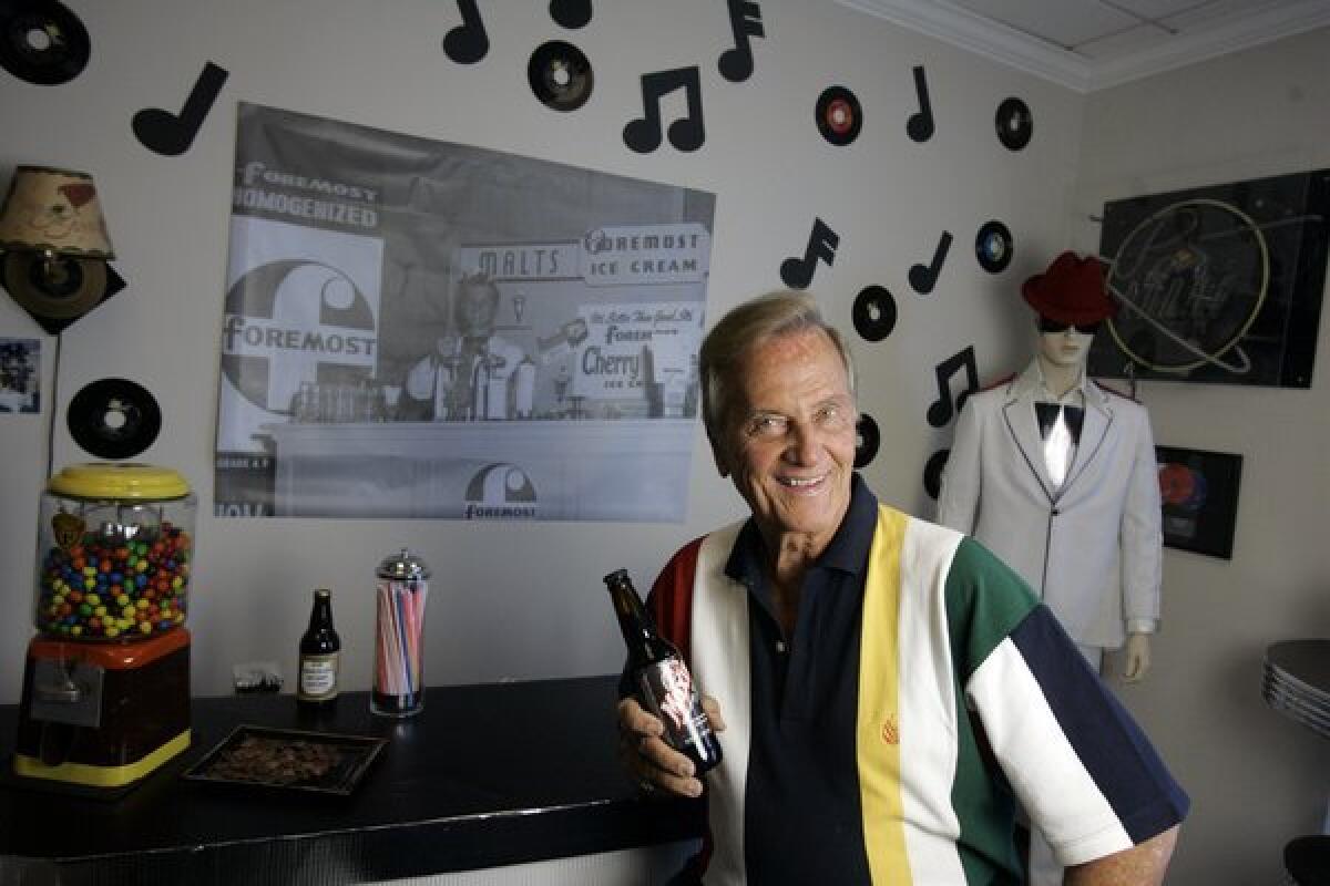 Pat Boone at his West Hollywood office.