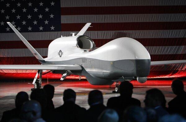 Northrop Grumman Corp. unveiled the first U.S. Navy MQ-4C Triton Broad Area Maritime Surveillance Unmanned Aircraft System (BAMS UAS) in a ceremony at its Palmdale manufacturing facility last June.