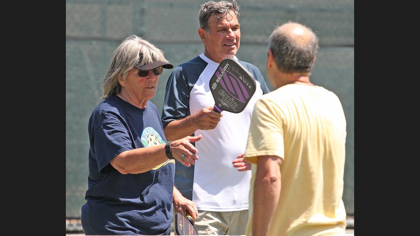 Photo Gallery: First Burbank Pickleball Red White and Blue Doubles Tournament of 2017